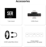 Beelink SER6 MAX Mini PC W11 Pro, AMD Ryzen 9 6900HX(8C/16T up to 4.9GHz), 32GB DDR5 1TB NVME SSD Radeon 680M 12 core 2400 MHz w-f 6/BT5.2/USB4.0 Quad Display Mini Gaming PC Computer