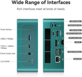 Beelink SER6 MAX Mini PC W11 Pro, AMD Ryzen 9 6900HX(8C/16T up to 4.9GHz), 32GB DDR5 1TB NVME SSD Radeon 680M 12 core 2400 MHz w-f 6/BT5.2/USB4.0 Quad Display Mini Gaming PC Computer