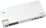 QNAP QSW-M2108-2C, Management Switch, 8 Port 2.5Gbps, 2 Port 10Gbps SFP+/ NBASE-T Combo. Easy Management with Web Browser.