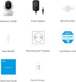 Reolink 5MP Wireless Security Camera Indoor PTZ, Pan Tilt 3X Optical Zoom 2.4/5GHz Dual-Band WiFi, Motion Detection CCTV IP Camera for The Baby, Elder, Pet | E1 Zoom